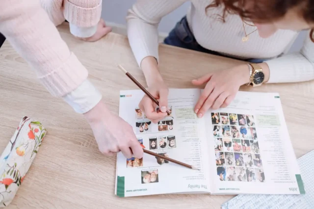 Polish language students practicing Polish during a course in Poland